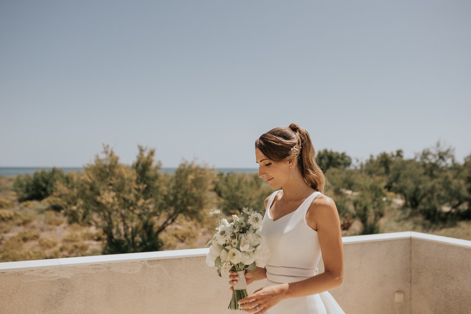 vestido de novia entallado